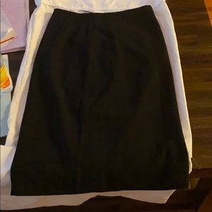 J Crew black pencil skirt